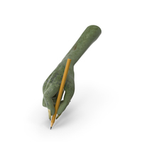 Creature Hand Holding a Pencil PNG & PSD Images