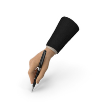 Suit Hand Signing with a Fancy Pen PNG & PSD Images