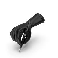 Glove Holding a Fancy Pen PNG & PSD Images