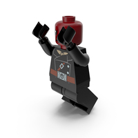 Lego Red Skull Jumping PNG & PSD Images