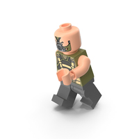 Lego Bane Dark Knight Running PNG & PSD Images