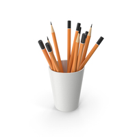 Cup With Pencils PNG & PSD Images