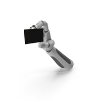 Robohand Holding a Fancy Business Card PNG & PSD Images