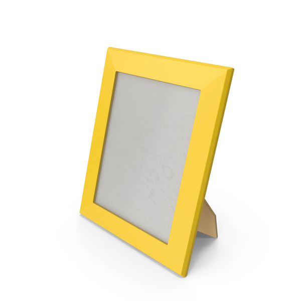 Photo Frame Yellow PNG & PSD Images
