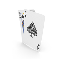 扑克牌德克萨斯州Holdem Hand King Ace PNG和PSD图像