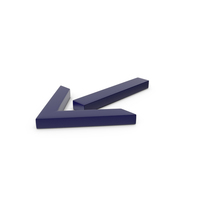 Arrow Dark Blue PNG & PSD Images