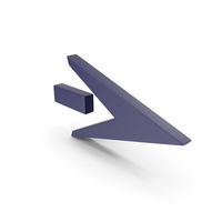 Arrow Dark Blue PNG & PSD Images