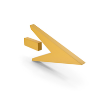 Arrow Yellow PNG & PSD Images