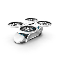 Sci-Fi Futuristic Passenger Drone PNG & PSD Images