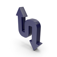 Arrow Dark Blue PNG & PSD Images