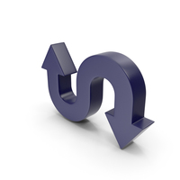 Arrow Dark Blue PNG & PSD Images