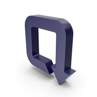 Arrow Dark Blue PNG & PSD Images