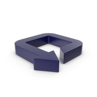 Arrow Dark Blue PNG & PSD Images