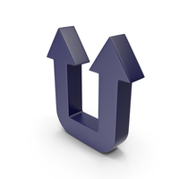 Arrow Dark Blue PNG & PSD Images