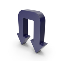 Arrow Dark Blue PNG & PSD Images