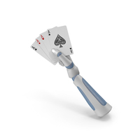 RoboHand holding Aces PNG & PSD Images
