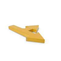 Arrow Yellow PNG & PSD Images