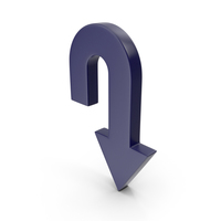 Arrow Dark Blue PNG & PSD Images