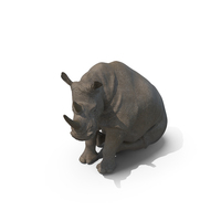 Sitting Rhino PNG & PSD Images