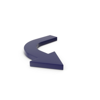 Arrow Dark Blue PNG & PSD Images