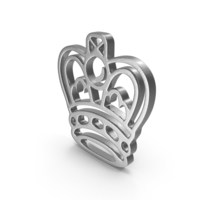 King Logo Silver PNG & PSD Images