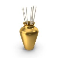 Decorative Pottery Gold PNG & PSD Images