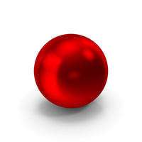 Ball Red Metallic PNG & PSD Images