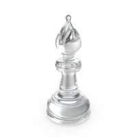 Chess Bishop Glass PNG & PSD Images