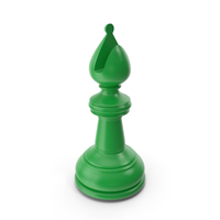 Chess Bishop Green PNG & PSD Images