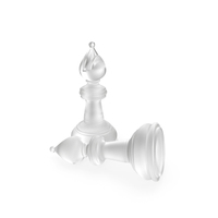 Chess Bishop Matte Glass PNG & PSD Images