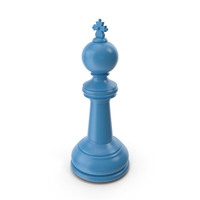 Chess King Blue PNG & PSD Images