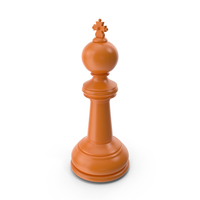 Chess King Orange PNG & PSD Images
