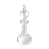 Chess King Matte Glass PNG & PSD Images