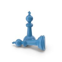Chess King Blue PNG & PSD Images