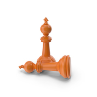 Chess King Orange PNG & PSD Images