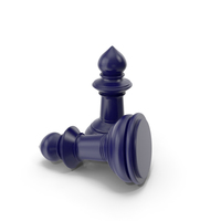 Chess Pawn Dark Blue PNG & PSD Images