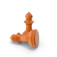 Chess Pawn Orange PNG & PSD Images