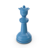 Chess Queen Blue PNG & PSD Images