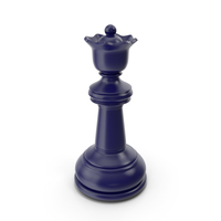 Chess Queen Dark Blue PNG & PSD Images