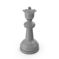Chess Queen Grey PNG & PSD Images