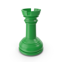 Chess Rook Green PNG & PSD Images
