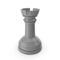 Chess Rook Grey PNG & PSD Images