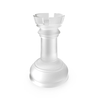 Chess Rook Matte Glass PNG & PSD Images
