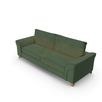 Sofa Worn Green PNG & PSD Images