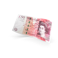 50英国磅英镑钞票法案PNG和PSD图像