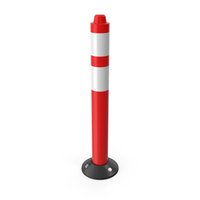 Traffic Bollard Red PNG & PSD Images