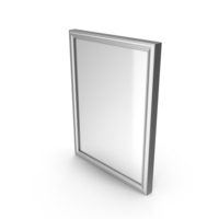 Wall Mirror Silver PNG & PSD Images