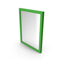 Wall Square Mirror Green PNG & PSD Images