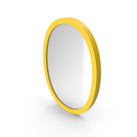 Wall Mirror Yellow PNG & PSD Images