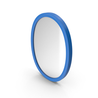 Wall Mirror Blue PNG & PSD Images